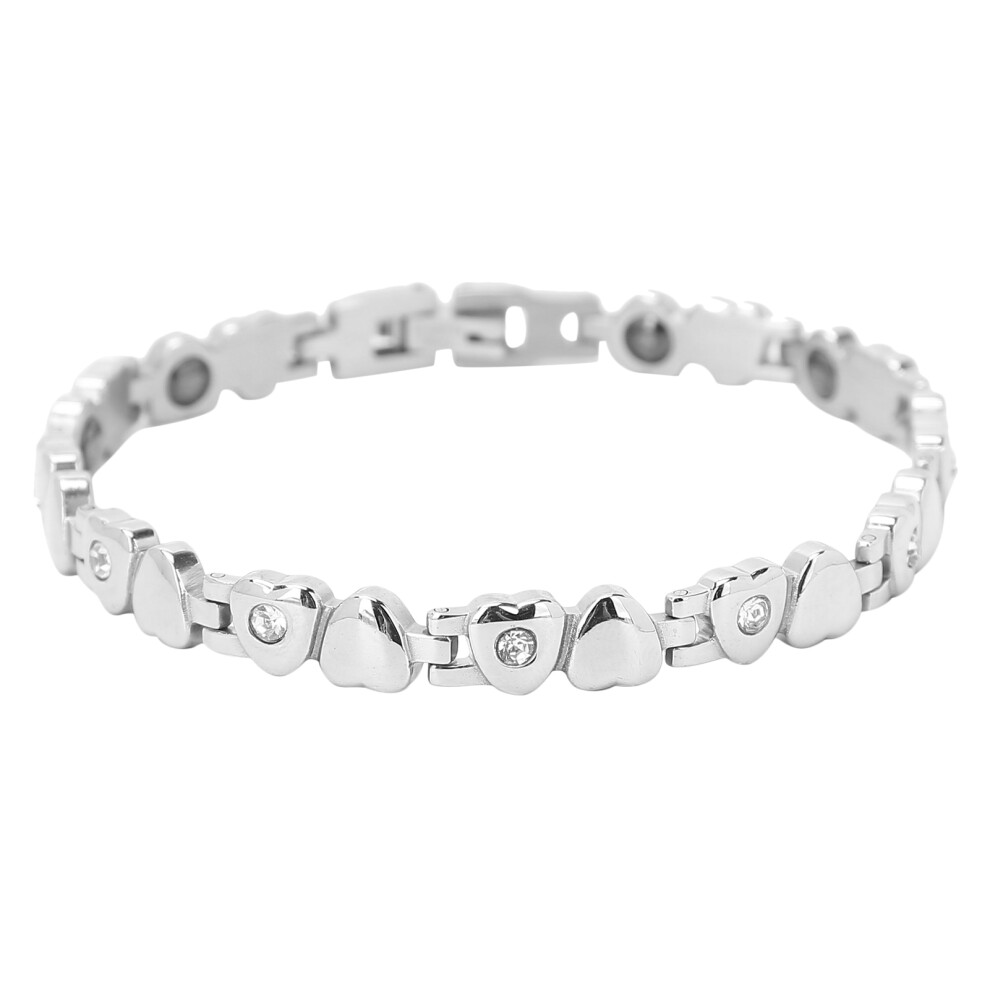 Stylish Magnetic Therapy Jewelry for Women, Powerful Neodymium Magnets with Adjustable Fit, Hypoallergenic Stainless Steel Design for Joint Pain Reli