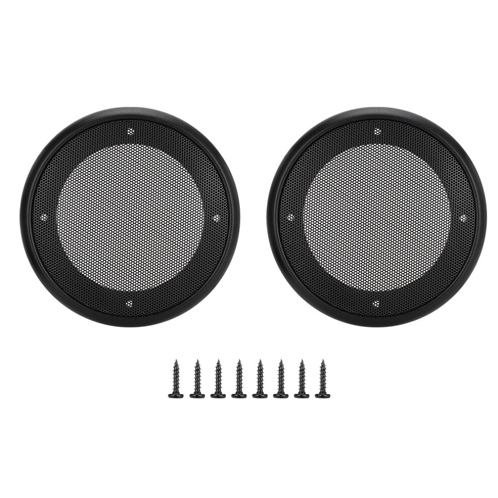 Universal Speaker Grills Metal And Abs For 4Inch Speakers, Round Ceiling Speaker Grill Sturdy Design Corrosion Resistant Car Speaker Protector Subwoof 9012494954555