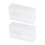 Light Weight Battery Box Clear Plastic Case Eco-Friendly Battery Storage 2PCS Compact Battery Container For Daily Use 3