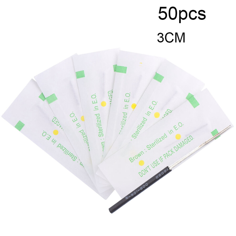 Micropigmentation Cartridge Needles For Semi Permanent Makeup, Sterilization Certified Disposable Use Compatible With Eyebrow Machines Sharp And Fine