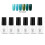 Βερνίκι νυχιών Soak Off Gel UV LED μακράς διαρκείας, γυαλιστερό φινίρισμα με έντονες 6