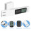 Digital Water Quality Testing Meter, 3 In 1 TDS EC Temperature Measuring Device Compact Accurate Water Testing Tool For Drinking Aquarium Hydroponics 3