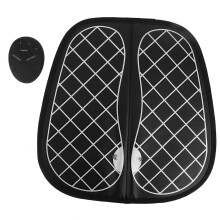 Vibration Therapy Foot Massager Machine For Plantar Fasciitis Neuropathy Pain Relief, Electric Massage Pad With Remote Control Adjustable Speed 6 Mod