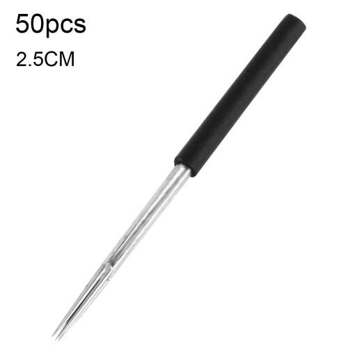 Microblading Needles50Pieces εργαλεία μακιγιάζ από ανοξείδωτο χάλυβα μίας χρήσης με ακτίνα 2