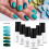 Βερνίκι νυχιών Soak Off Gel UV LED μακράς διαρκείας, γυαλιστερό φινίρισμα με έντονες 3