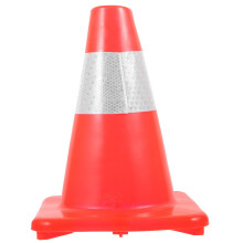 Barricade Cone Reflective Safety Cone For Sports Events And Parties Visibility Outdoor PVC Portable Orange