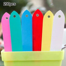 PVC Plant Labels 200Pcs Waterproof Garden Tags Green For Plant Identification And Organization