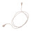 10Pcs 2pin Hearing Aid Cable PVC 75cm High Temp Resistant Wire 5