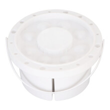 Pot à pinceau en plastique pliable, 500 ml, blanc laiteux, pour aquarelle, acrylique et huile
