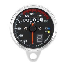 Motorcycle Gear Shift Sensor Compatible Odometer Gear Indicator 12V Digital Speedometer For Motorbike