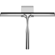 Ponsey Shower Squeegee Window Squeegee Stainless Steel Shower Inch Shower Wiper with Wall Hanger 12 Inches-Silvery