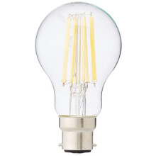 OSRAM LED Star Classic A100, clear filament LED lamp in bulb shape, B22d base, cool white (4000K), replacement for conventional 100W bulbs, 1-pack