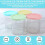 24oz Replacement Pints with ColorCoded Lids, BPA, Dishwasher Safe for Ninja Creami NC501 3