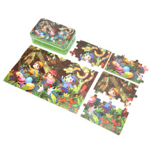60 Stück Kinderpuzzle Dschungel-Abenteuer, 22x13cm, Geschenkspielzeug