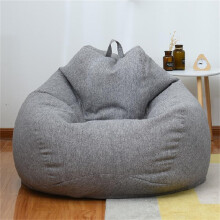 XL Gaming Bean Bag Chair for Adults Teens, Ergonomic Support, Removable Washable Cover, Dark Gray