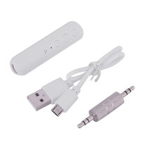 Bezdrátový audio adaptér do letadla Bluetooth 5.0 s vysílačem a nízkou latencí, podpora duálního párování, 3,5mm jack kompatibilní pro