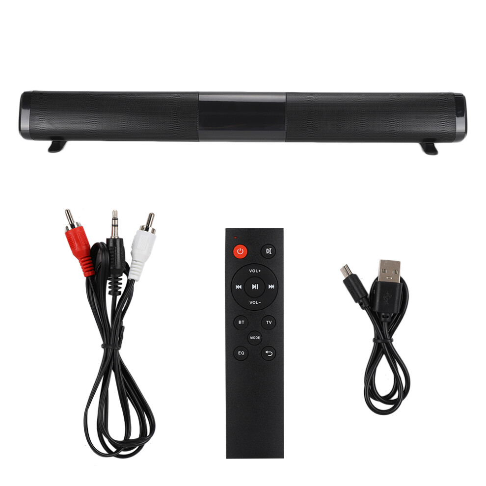Bluetooth Speaker With Surround Sound Built In Subwoofer Sound Bar For Tv Voice Enhancement Wireless Bt Remote Control Multiple Connection Methods Ult 9176269423001
