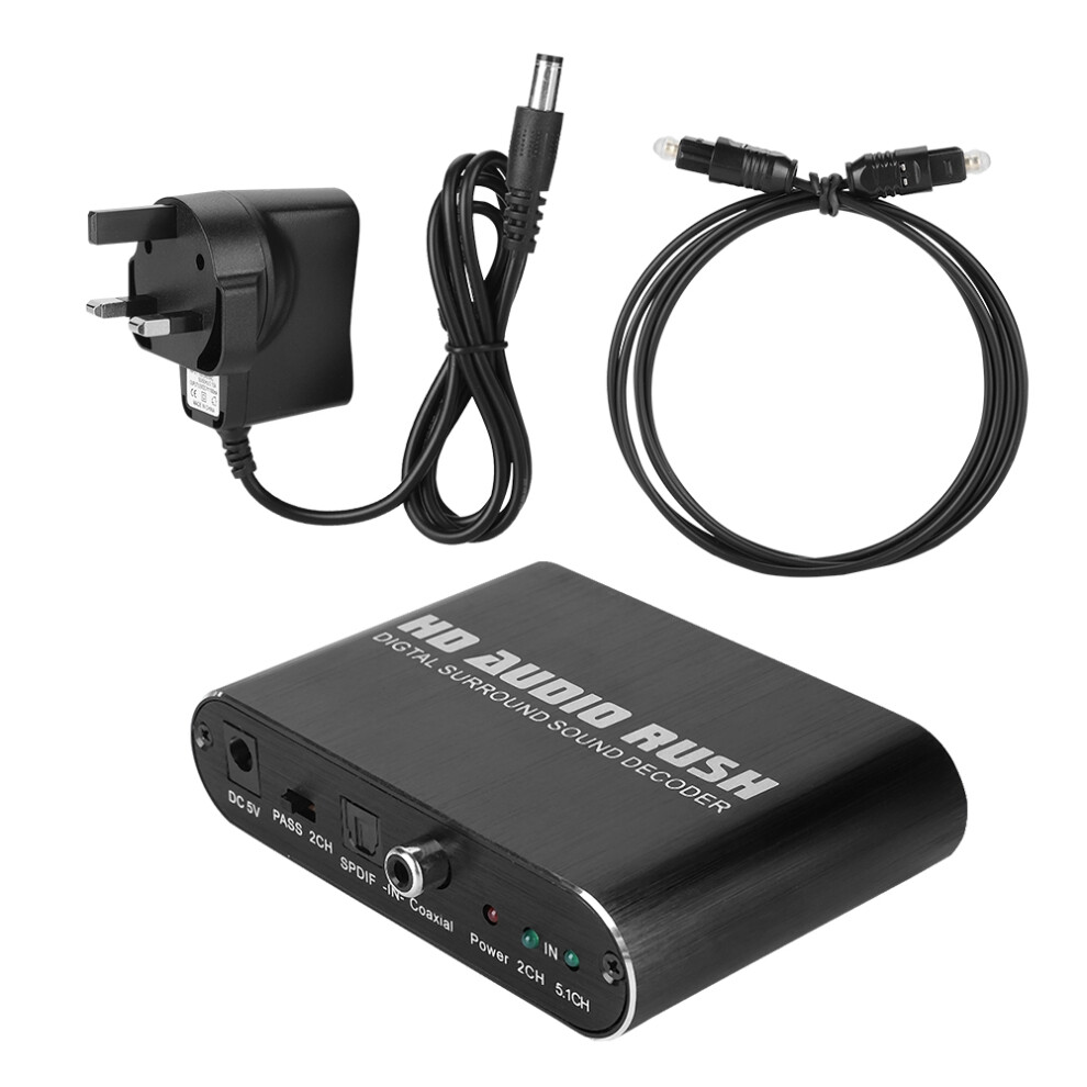 Digital To Analog Audio Converter Optical Spdif Output 3.5Mm Stereo Audio Output Rca L R Audio Output Hdmi Audio Extractor 4K@60Hz High Resolution Wid 9012494812657