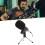 Μικρόφωνο εγγραφής Συμπυκνωτής USB Plug and Play Έτοιμο για ζωντανή μετάδοση Μείωση 6
