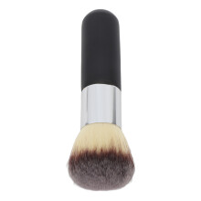 Professional Powder Makeup Brush With Flat Kabuki Design, Cruelty-Free Synthetic Fiber For Soft And Comfortable Application, Non-Absorbing And Easy
