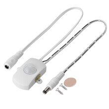 Détecteur de mouvement infrarouge PIR intelligent pour rubans LED, haute sensibilité, portée de détection réglable, interrupteur à détection