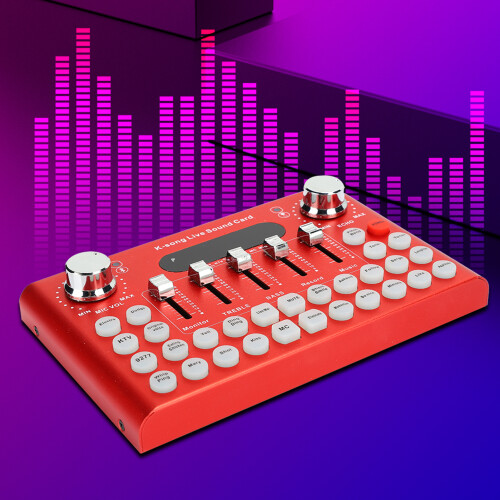 Διεπαφή ήχου podcast με έξυπνη μείωση θορύβου, κάρτα ήχου live με εφέ μίκτη DJ, αλλαγή 2