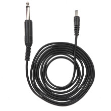 Cabo para máquina de tatuagem rotativa com conector RCA durável e estável, fio de silicone macio premium para conexão de energia, ideal para