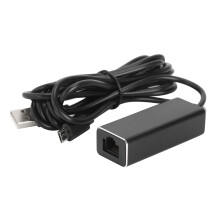 Ethernetový adaptér pro Fire Stick, pevné připojení k internetu, ethernetový adaptér Micro USB na RJ45 s USB napájením, ovladač není nutný