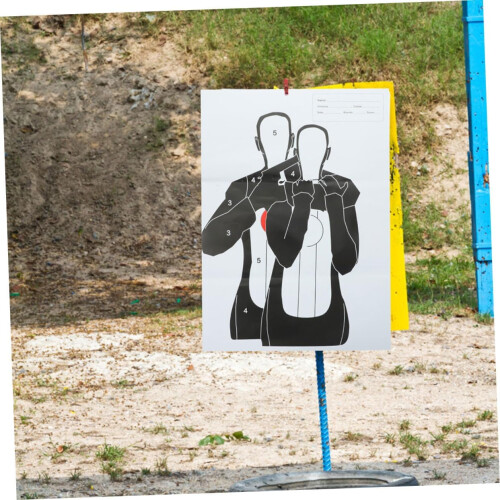 5pcs Paper Targets for Shooting Practice Durable Target Marker Sheets for Shooting Targets Standard Size 2