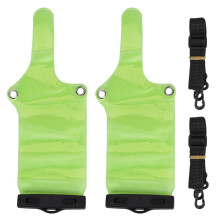 Rainproof Pouch For Walkie Talkie, Waterproof Case Bag Universal Two Way Radio Protector With Adjustable Strap And Retractable Rope High Quality PVC C