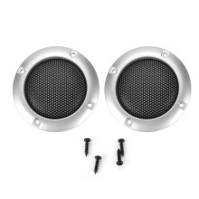 Høyttalergrilldeksel for bilstereo, dekorativt nettingdeksel bruddsikkert metallgrill elegant og kompakt design kompatibel med hjem og kjøretøy