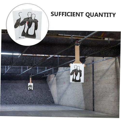 5pcs Paper Targets for Shooting Practice Durable Target Marker Sheets for Shooting Targets Standard Size 1