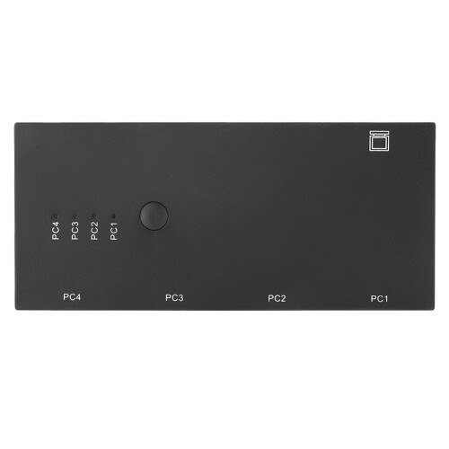 Κουτί διακόπτη VGA Plug and Play χωρίς εξωτερική τροφοδοσία. Χειροκίνητος διακόπτης που 2