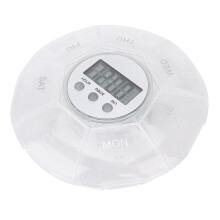 Elektronische Medikamentenbox mit magnetischer Oberflächenkompatibilität und intelligentem Timer-Verschluss für zuverlässige Tablettenerinnerung