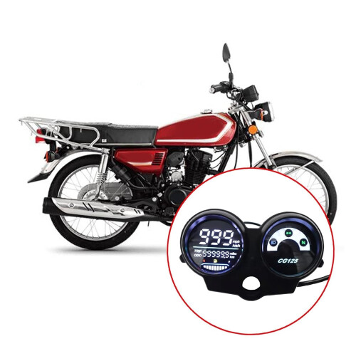 Tachometer Odometer For Motorcycle LED Digital Dashboard Speedometer 199 Km/h 1