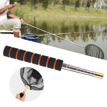 Lightweight Telescopic Fishing Rod 26-75cm with Non-Slip Grip Handle