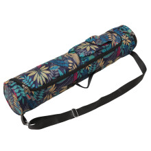 Cylinder Storage Pouch For Yoga Mats Durable Sling Bag With Zipper Strap 1Piece National Style Design Fitness Travel