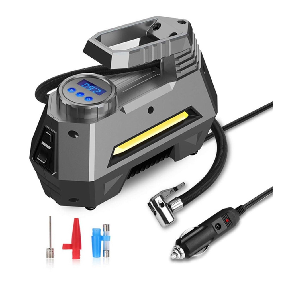 Dc 12V 150Psi Car Air Compressor With Digital Pressure Gauge Tire Inflator Pump, Quick Inflation 9347817427264