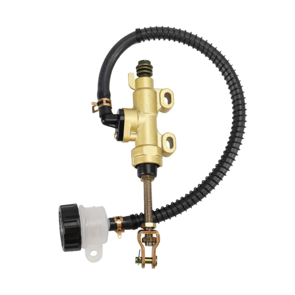 Hydraulic Brake Pump Rear Brake Master Cylinder Universal Motorcycle Gold 9094768785980