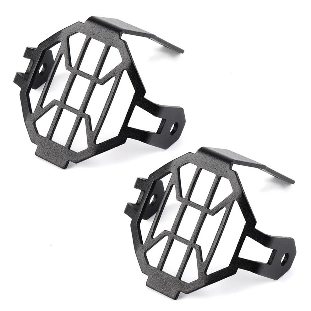 Motorcycle Headlight Guard For Bmw R1200gs Adventure Lens Protection Rock Debris Shield Black 9199774997324