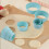 Adjustable Cake Decorating Tools Piping Bag Holder Stand Foldable NonStick Pastry Nozzle Organizer 5