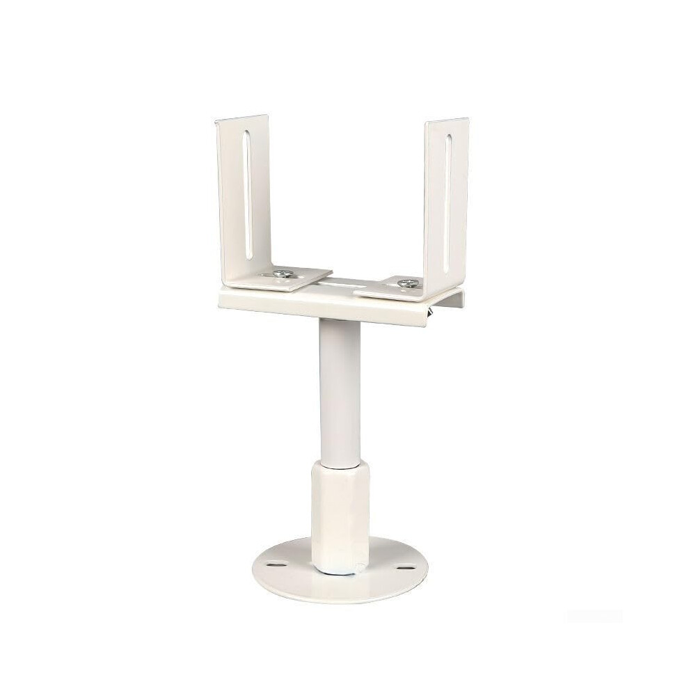 Adjustable Vintage Radiator Floor Support Bracket 4650Cm White Iron Steel For Vertical Installation 9187378807125