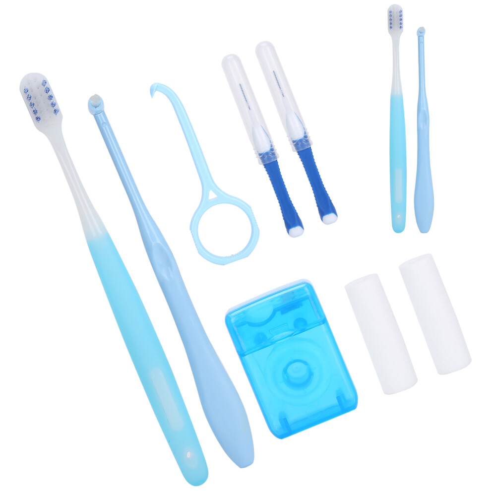 Orthodontic Oral Care Kit: Toothbrush Interdental & Wax Tools Included