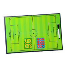 Football Coaching Board PVC Whiteboard, Reusable Clipboard, Marker Pen, Tactical Football Mat Training