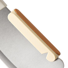 Finger Guard with BuiltIn Knife Sharpener for Safe Cutting Vegetables and Meat Orange