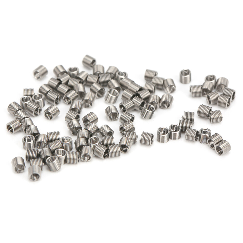 100 Pcs Sus304 M2.5x0.45 Thread Inserts Reducing Nut Repair Tools 3061378917083