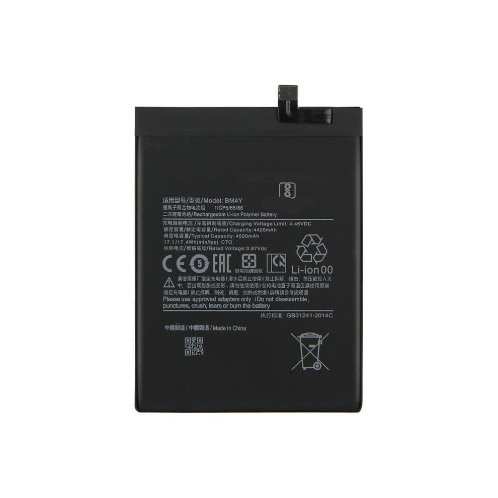 Bm4y Replacement Battery For Poco F3 M2012k11ag Redmi K40 Redmi K40 Pro 4520Mah 3.87V 1Icp5/65/86 9382693135629