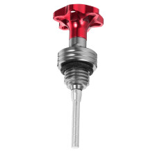 Motorcycle Oil Level Gauge Aluminum Alloy Engine Oil Tank Indicator Accurate Measurement Easy Install