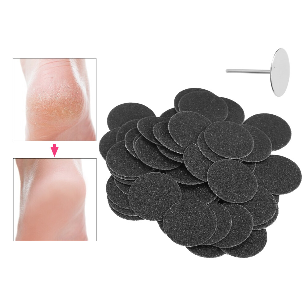 Durable 50pcs 1in Sandpaper for Foot Grinders - Smooth Feet Solution