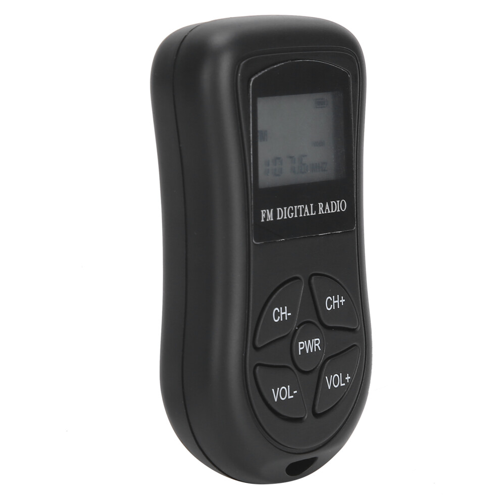 Mini Kdkaâ600 Fm Stereo Radio With Earphone & Clear Lcd Display 9361378920514